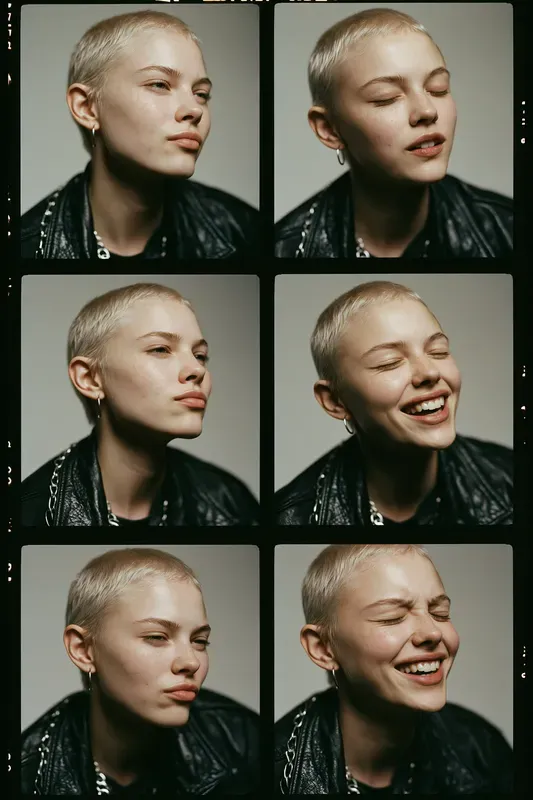 Studio Contact Sheet Portraits