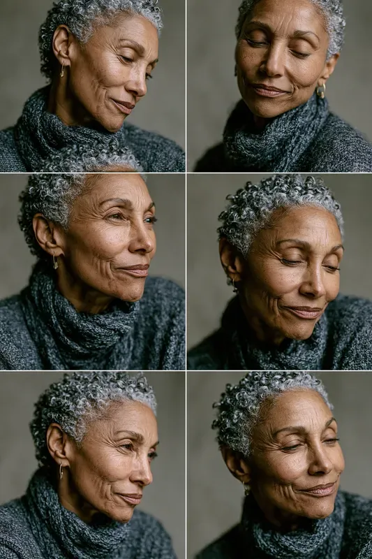 Studio Contact Sheet Portraits