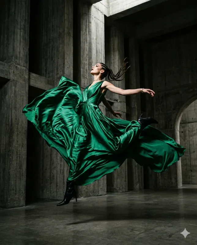 Satin Shadows Highfashion Editorials