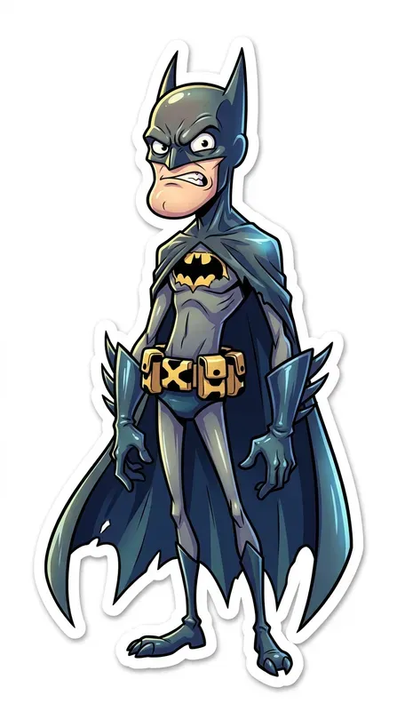 Superhero Cartoon Caricature Characters