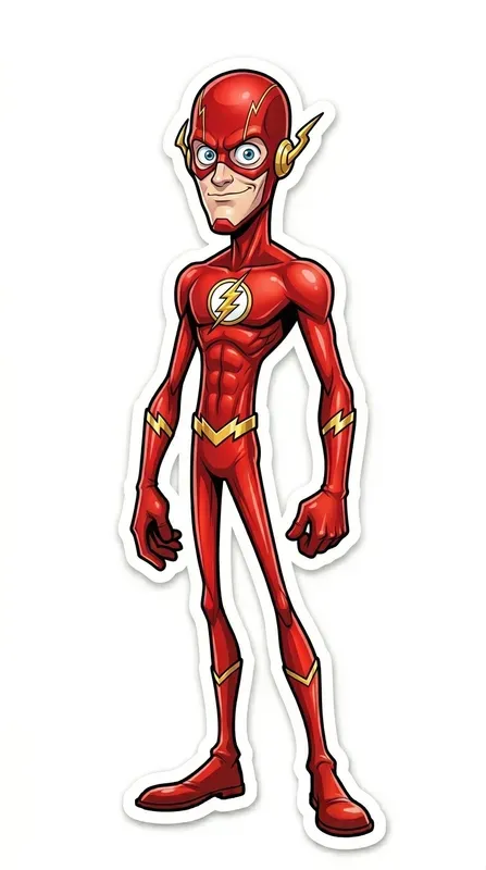 Superhero Cartoon Caricature Characters