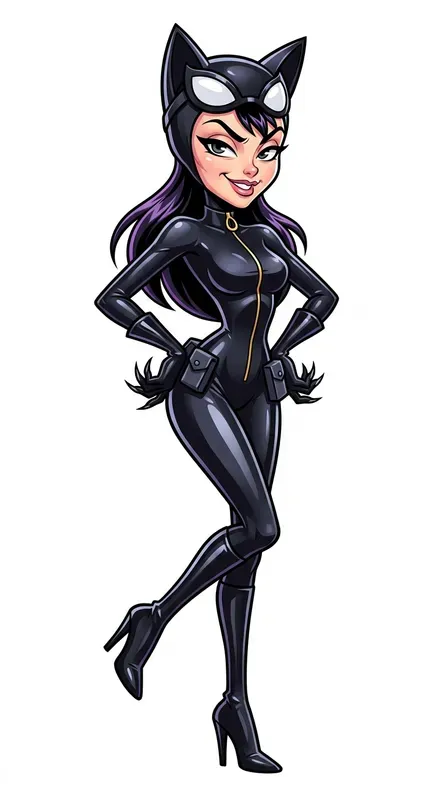 Superhero Cartoon Caricature Characters