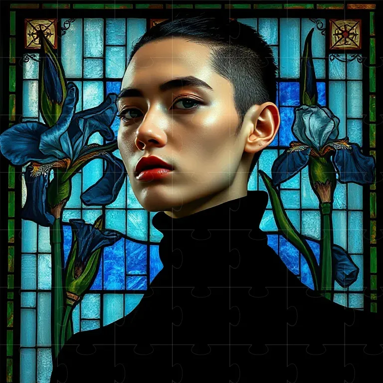 Vintage Botanical Stainedglass Fashion
