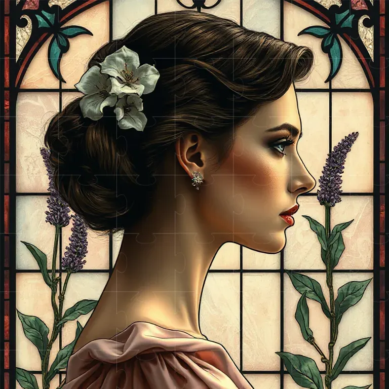 Vintage Botanical Stainedglass Fashion