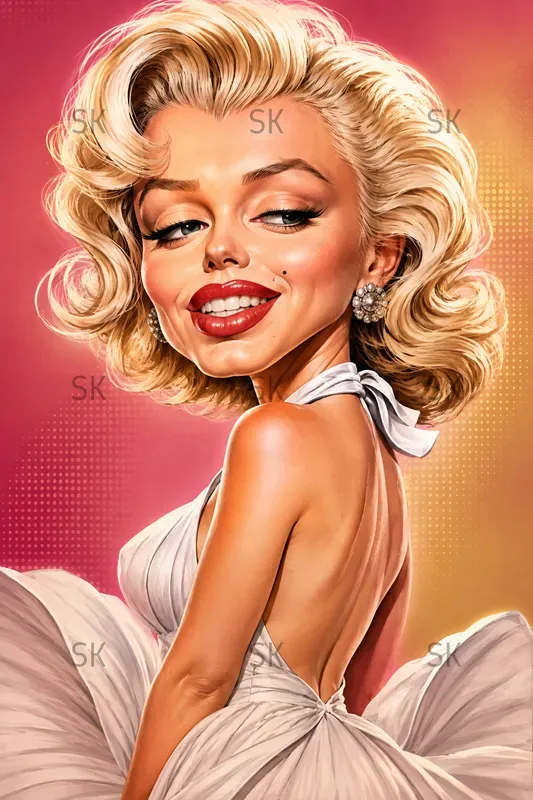 Cinematic Famous Figures 4K Caricatures