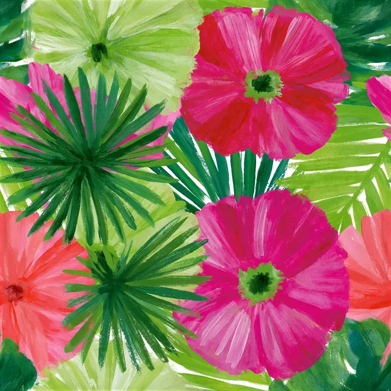Vibrant Tropical Patterns