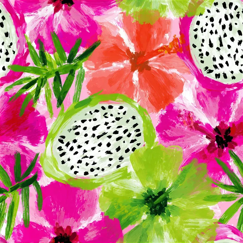 Vibrant Tropical Patterns