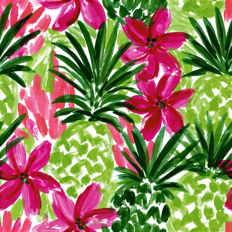 Vibrant Tropical Patterns