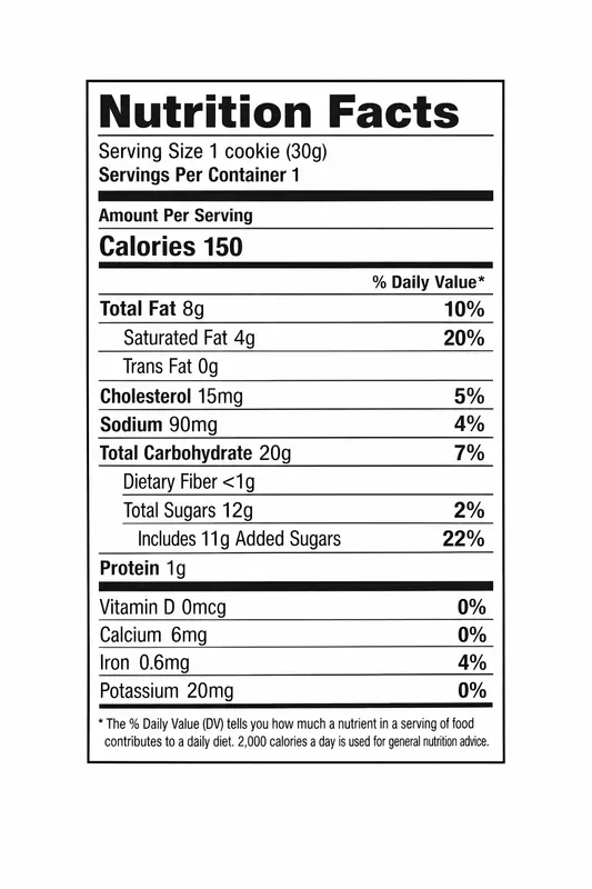 Nutrition Facts Label Generator