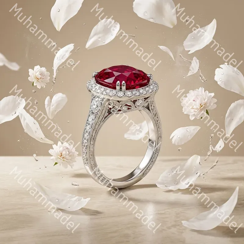 Luxury Jewelry Floral Petal Artistry