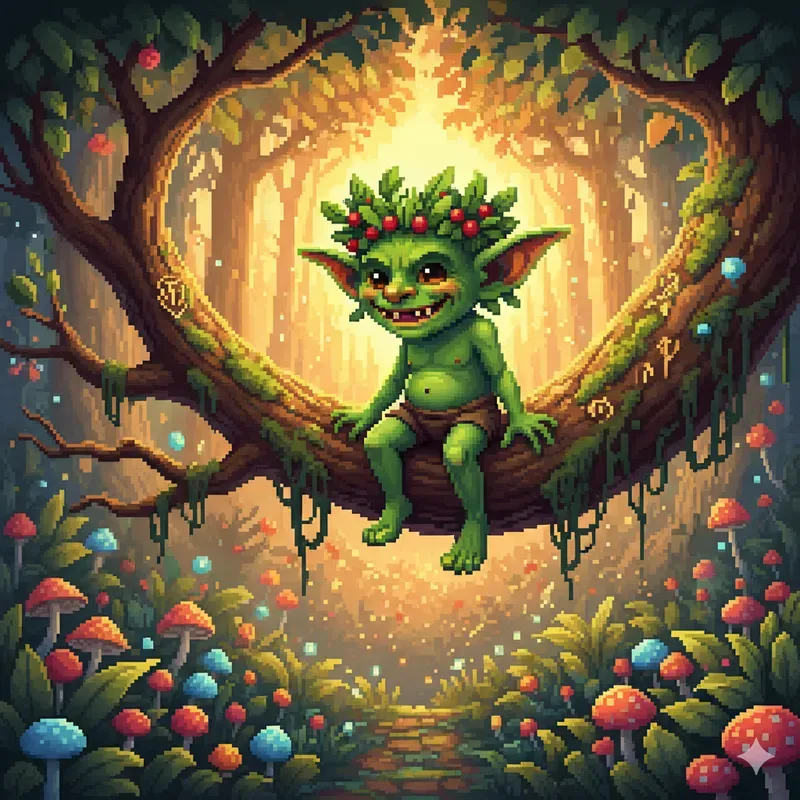 Whimsical Pixel Fantasy Portraits