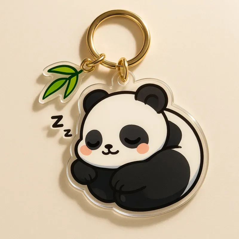 Cute Animal Acrylic Keychain Collections