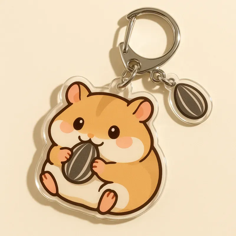 Cute Animal Acrylic Keychain Collections