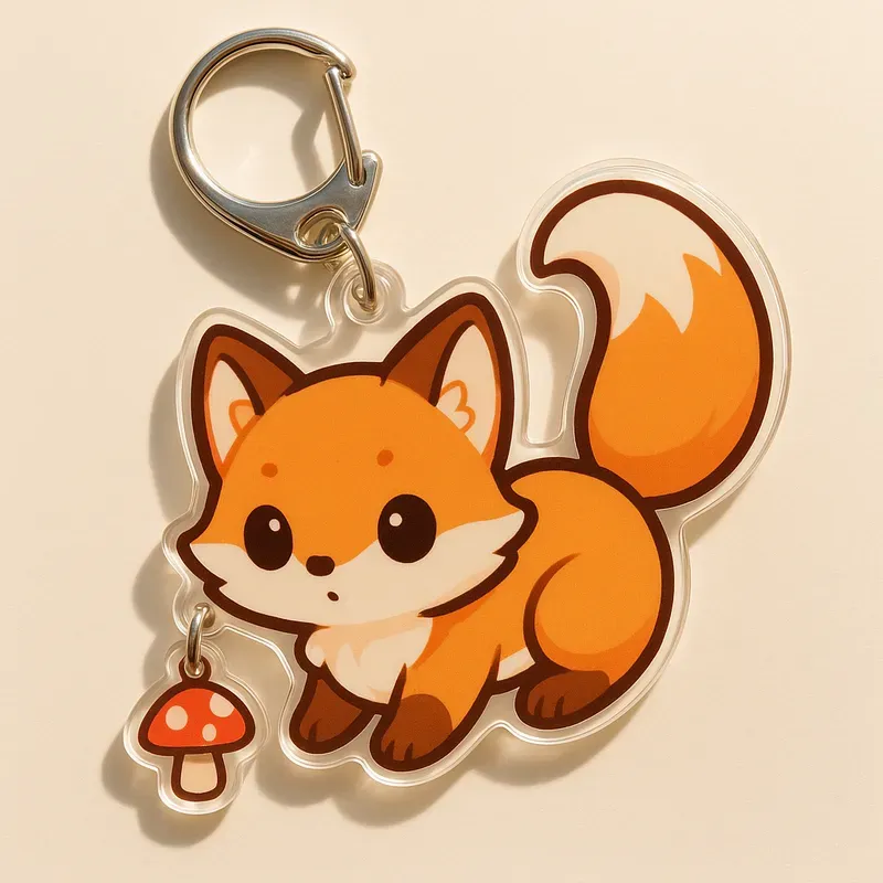 Cute Animal Acrylic Keychain Collections