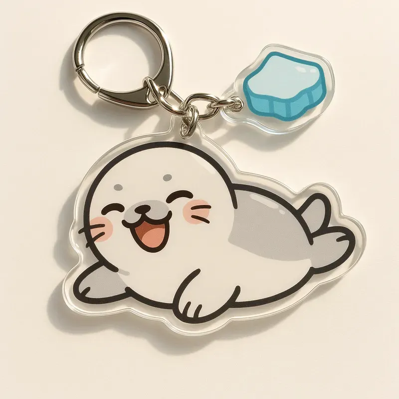 Cute Animal Acrylic Keychain Collections
