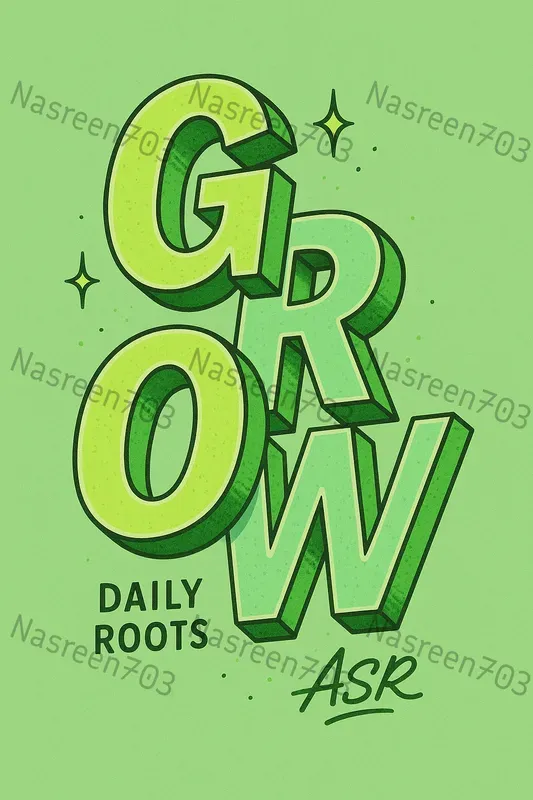 Stylized Typography Letter Art 