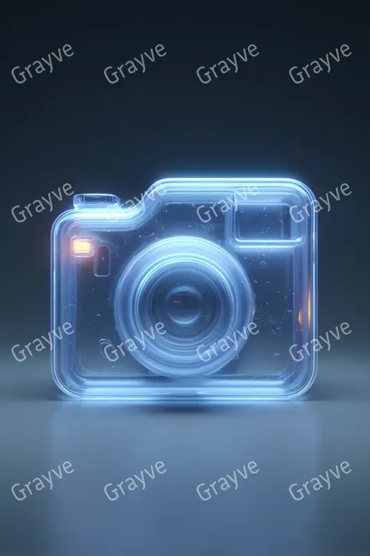 Frosted Glassmorphism 3D UI Icons