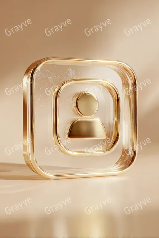 Frosted Glassmorphism 3D UI Icons
