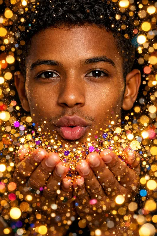 Own Festival Bokeh Confetti Portraits