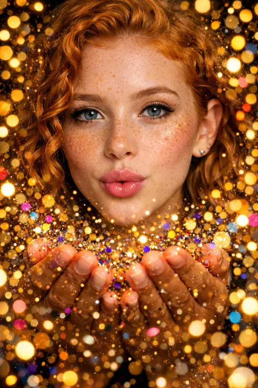 Own Festival Bokeh Confetti Portraits