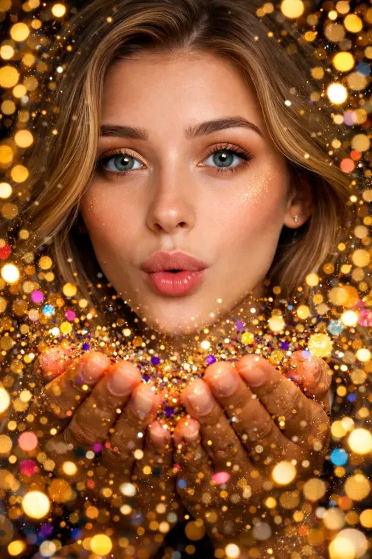 Own Festival Bokeh Confetti Portraits