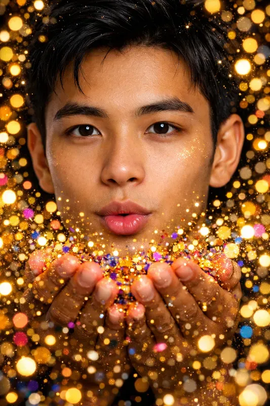 Own Festival Bokeh Confetti Portraits