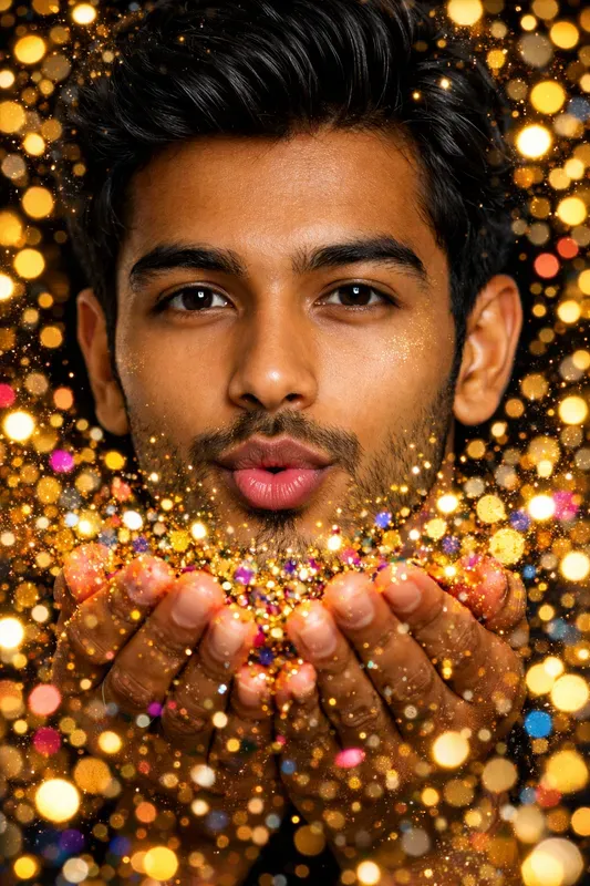 Own Festival Bokeh Confetti Portraits