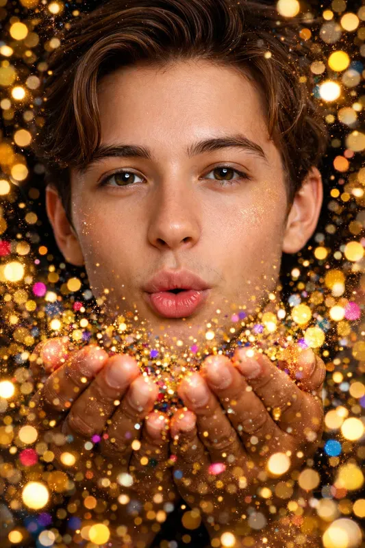 Own Festival Bokeh Confetti Portraits