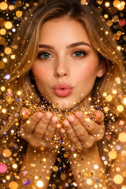 Own Festival Bokeh Confetti Portraits