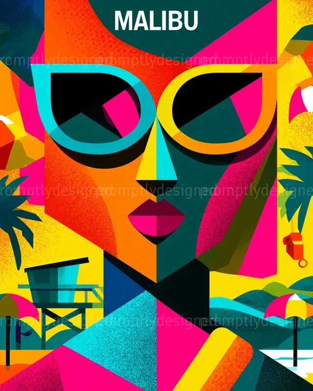 Graphic City Vacation Posters