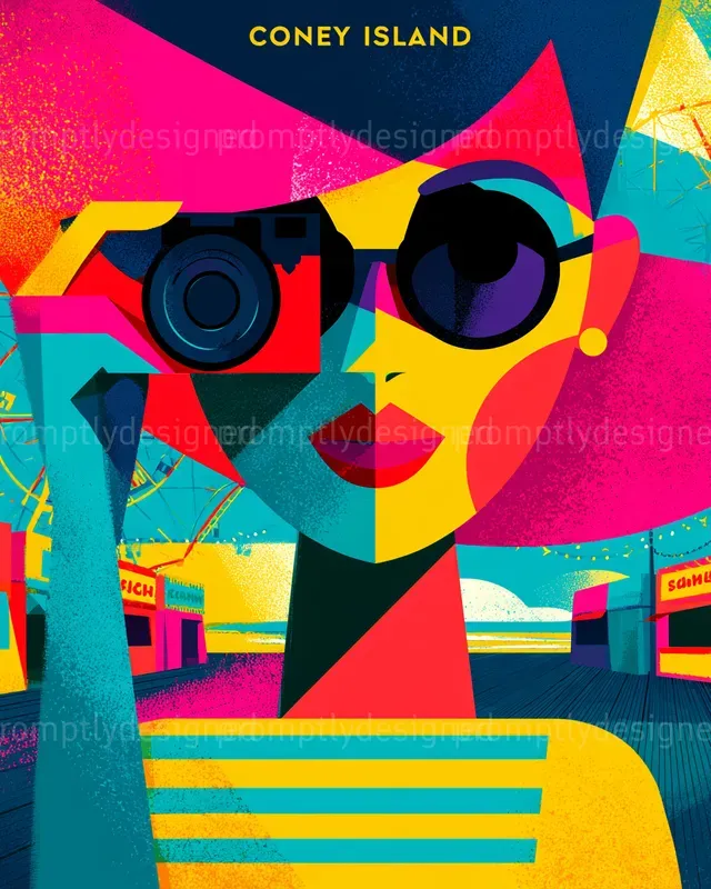 Graphic City Vacation Posters