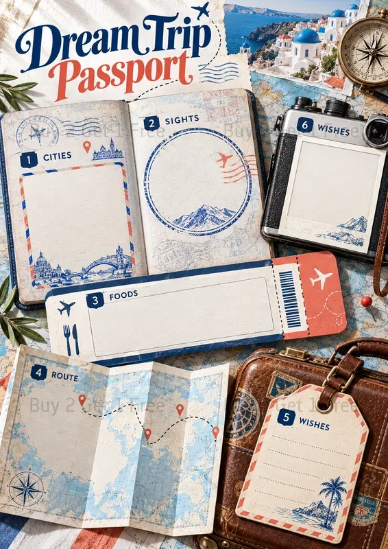 Memory Keeping Journal Pages