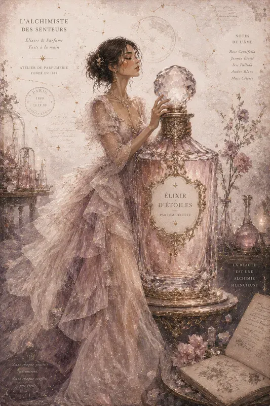 Chic Editorial Haute Couture Characters