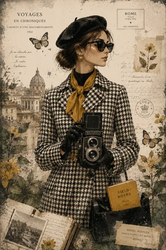 Chic Editorial Haute Couture Characters