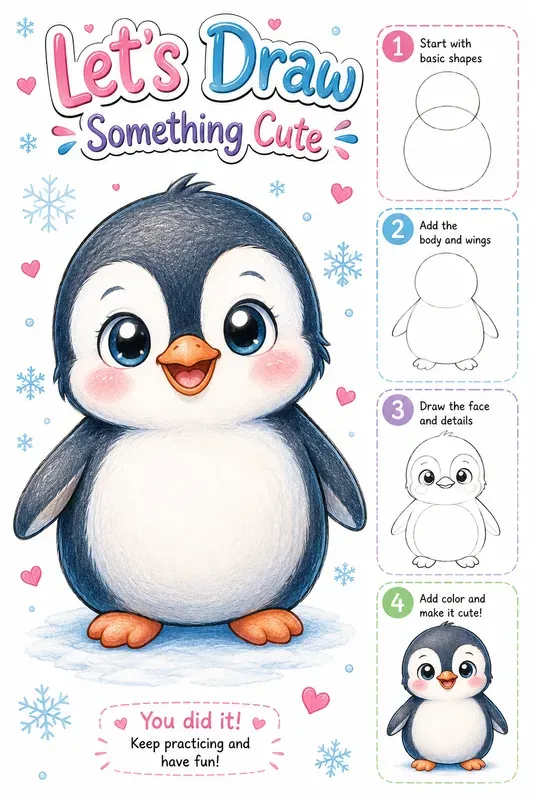 Cute Stepbystep Drawing Guides