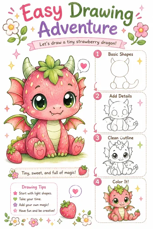 Cute Stepbystep Drawing Guides