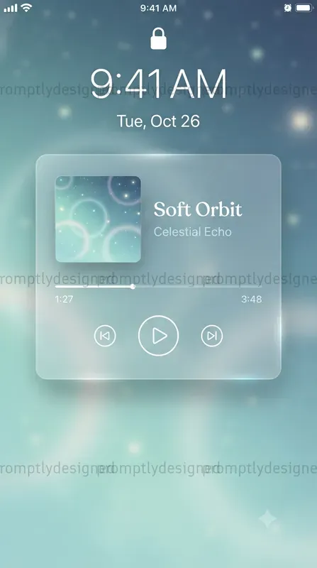 Dreamy Music Widget Designs