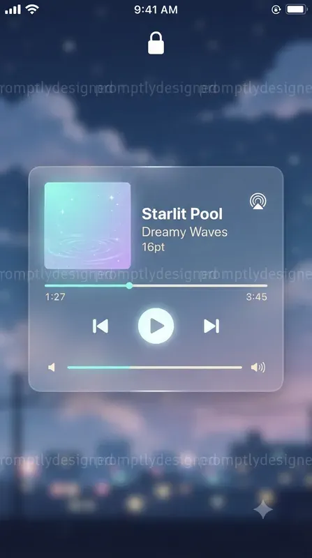 Dreamy Music Widget Designs