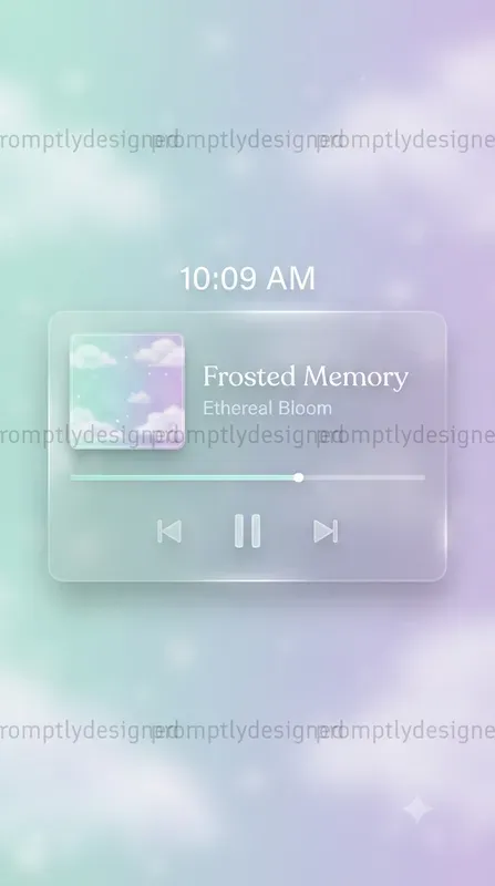 Dreamy Music Widget Designs