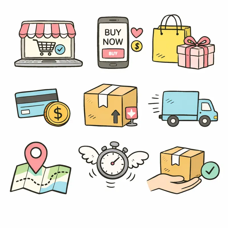 Cute Minimal Doodle Icons