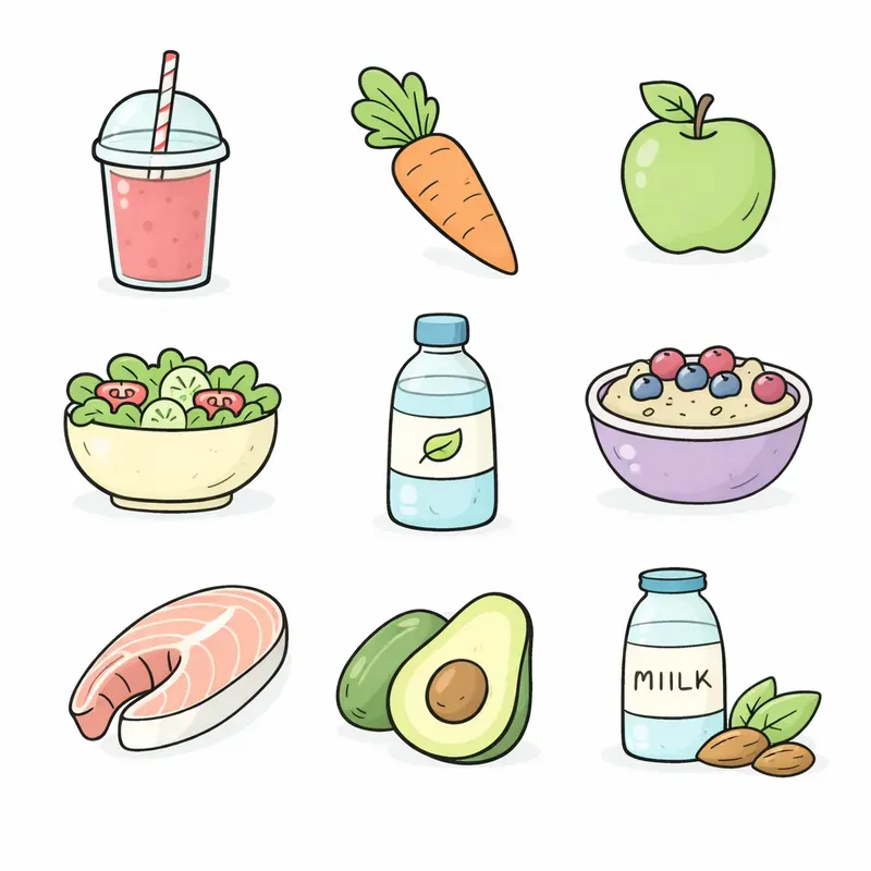 Cute Minimal Doodle Icons