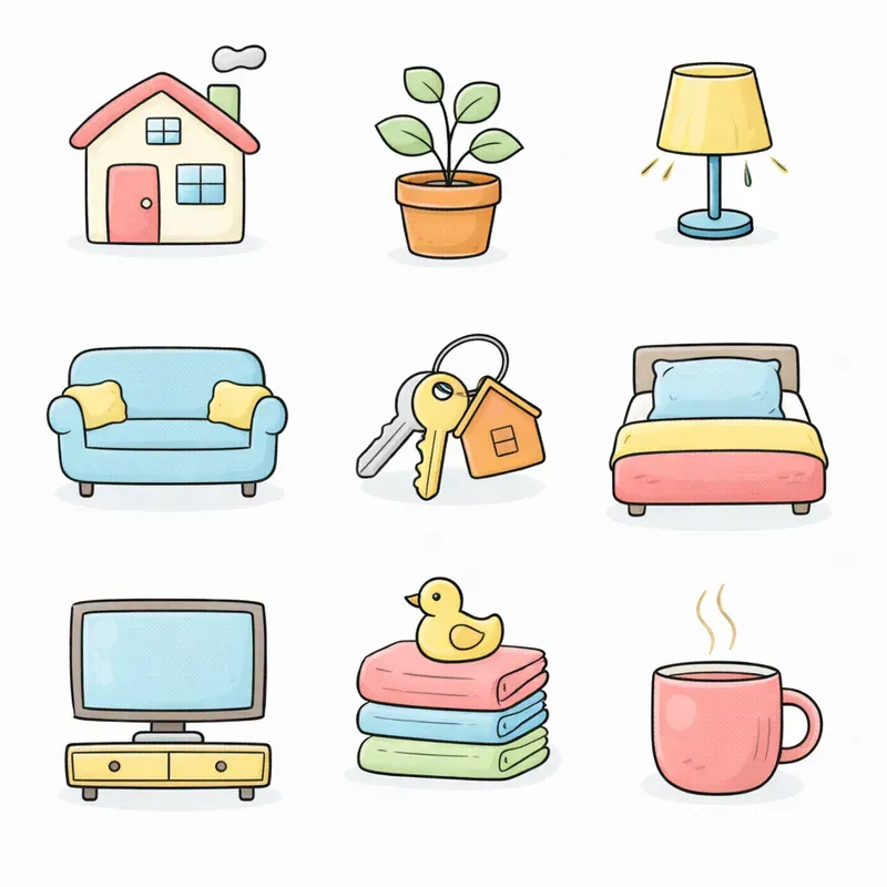 Cute Minimal Doodle Icons