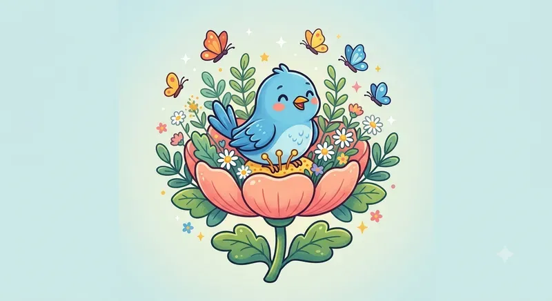 Storybook Venerable Birds Cliparts