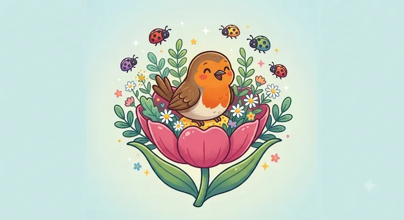Storybook Venerable Birds Cliparts