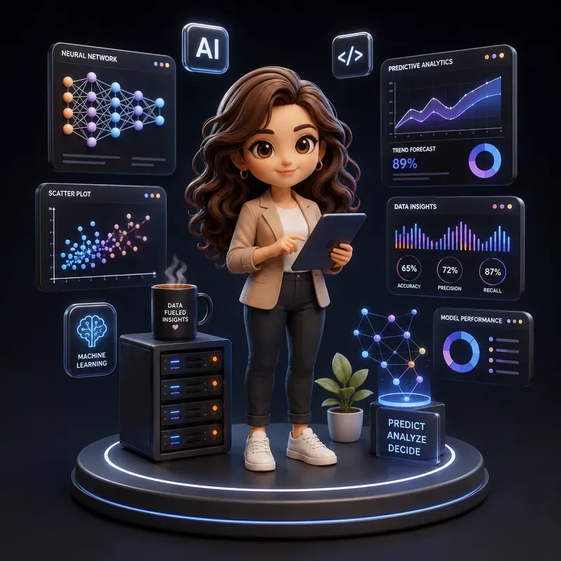 3D Cute Professional Dashboard Dioramas