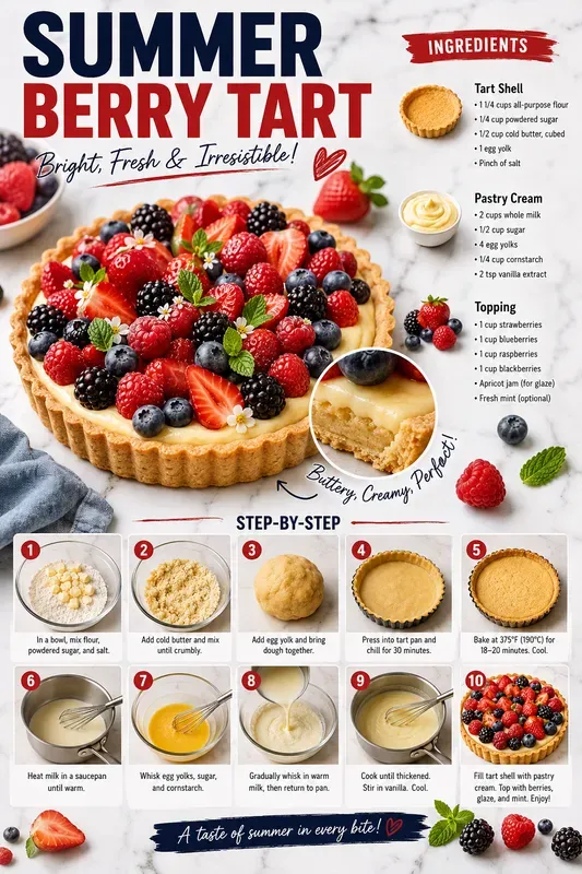 Professional Culinary Recipe Infographics