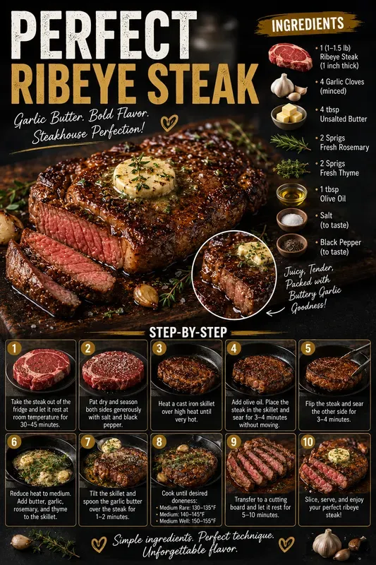 Professional Culinary Recipe Infographics