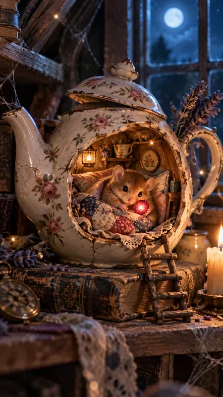 Tiny Animals Inside Teapots