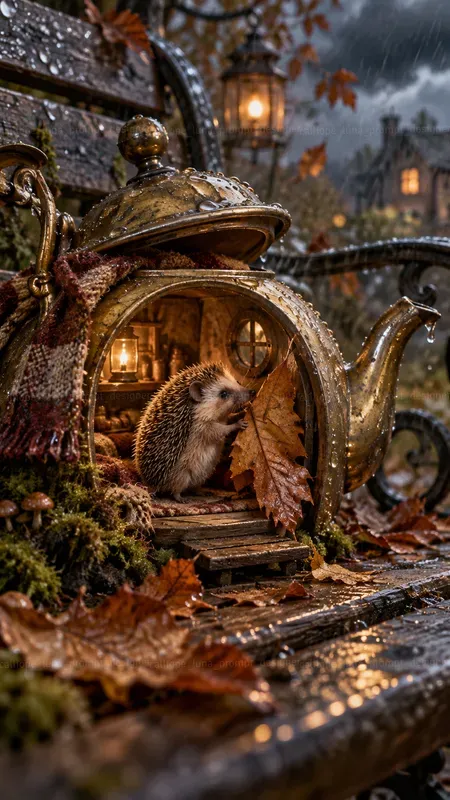 Tiny Animals Inside Teapots