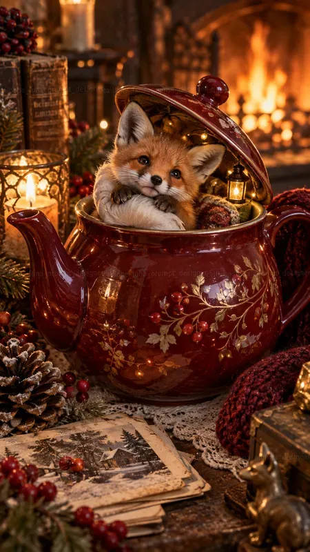 Tiny Animals Inside Teapots